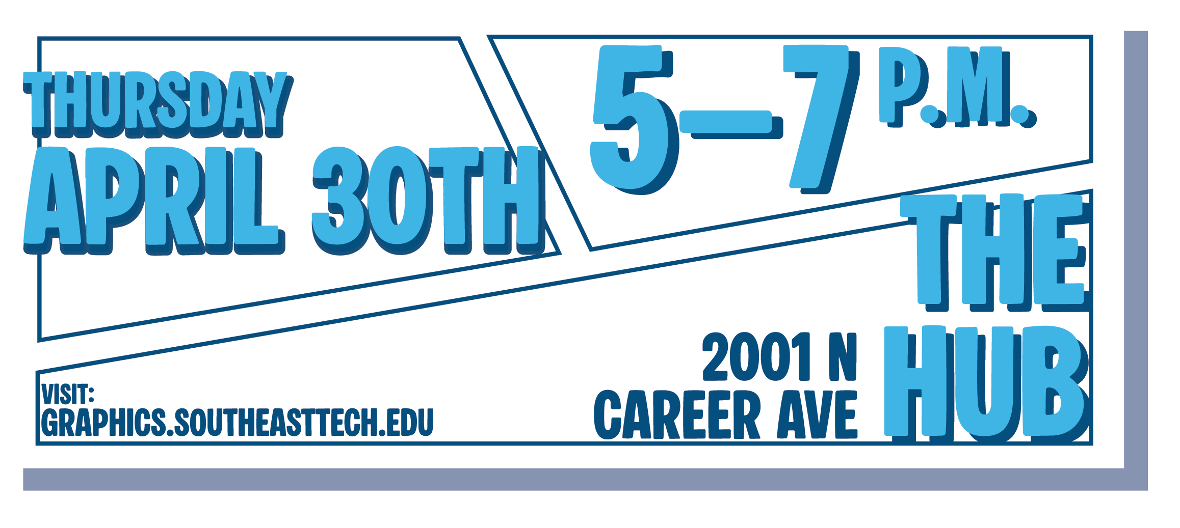 Thursday, April 30th, 5pm-7pm